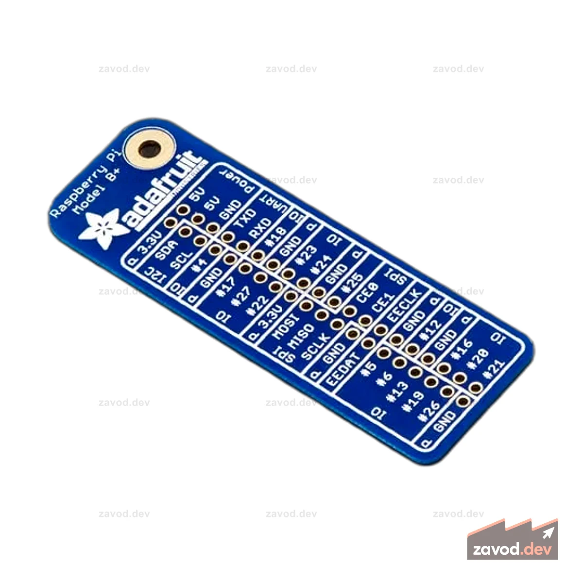 Справочная карта Adafruit GPIO для Raspberry Pi Model B+/Pi 2/Pi 3