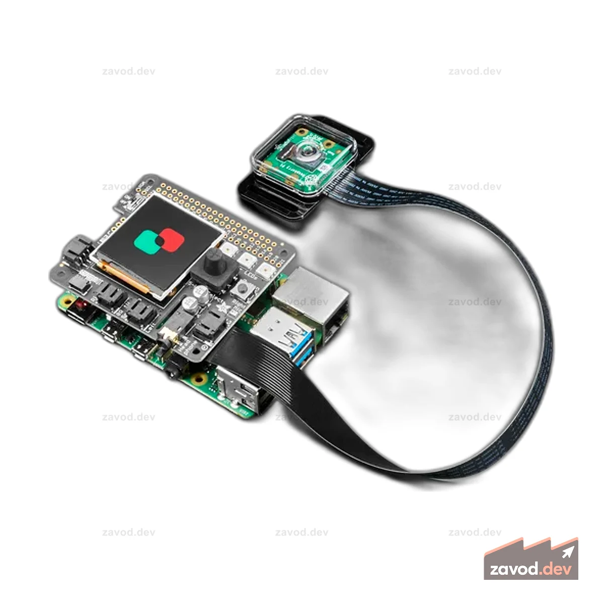 Комплект машинного обучения Microsoft для Lobe с Raspberry Pi 4, 2 ГБ
