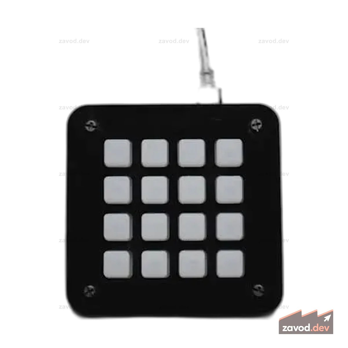 Комплект Adafruit 4x4 NeoTrellis Feather M4