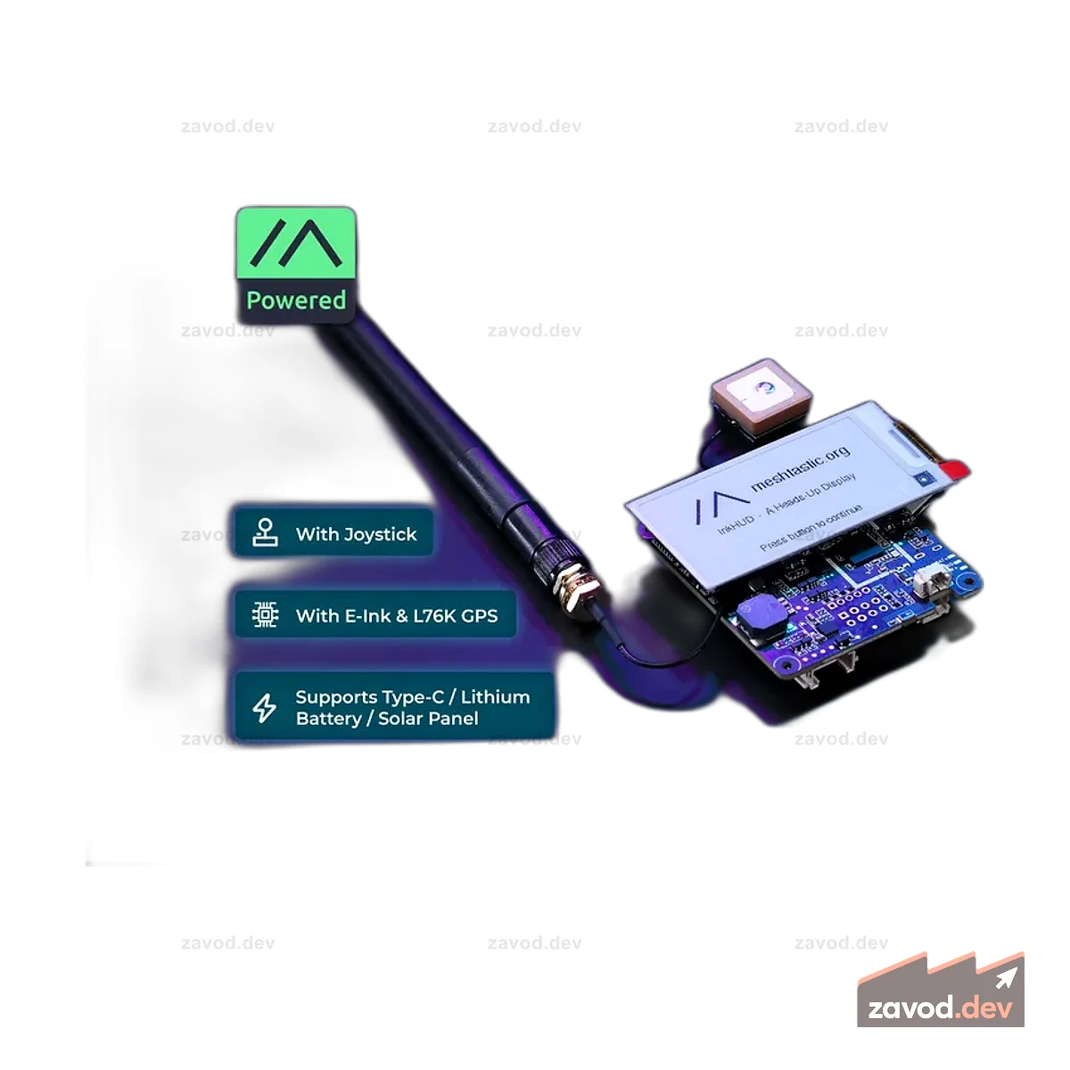 Wio Tracker L1 с электронными чернилами