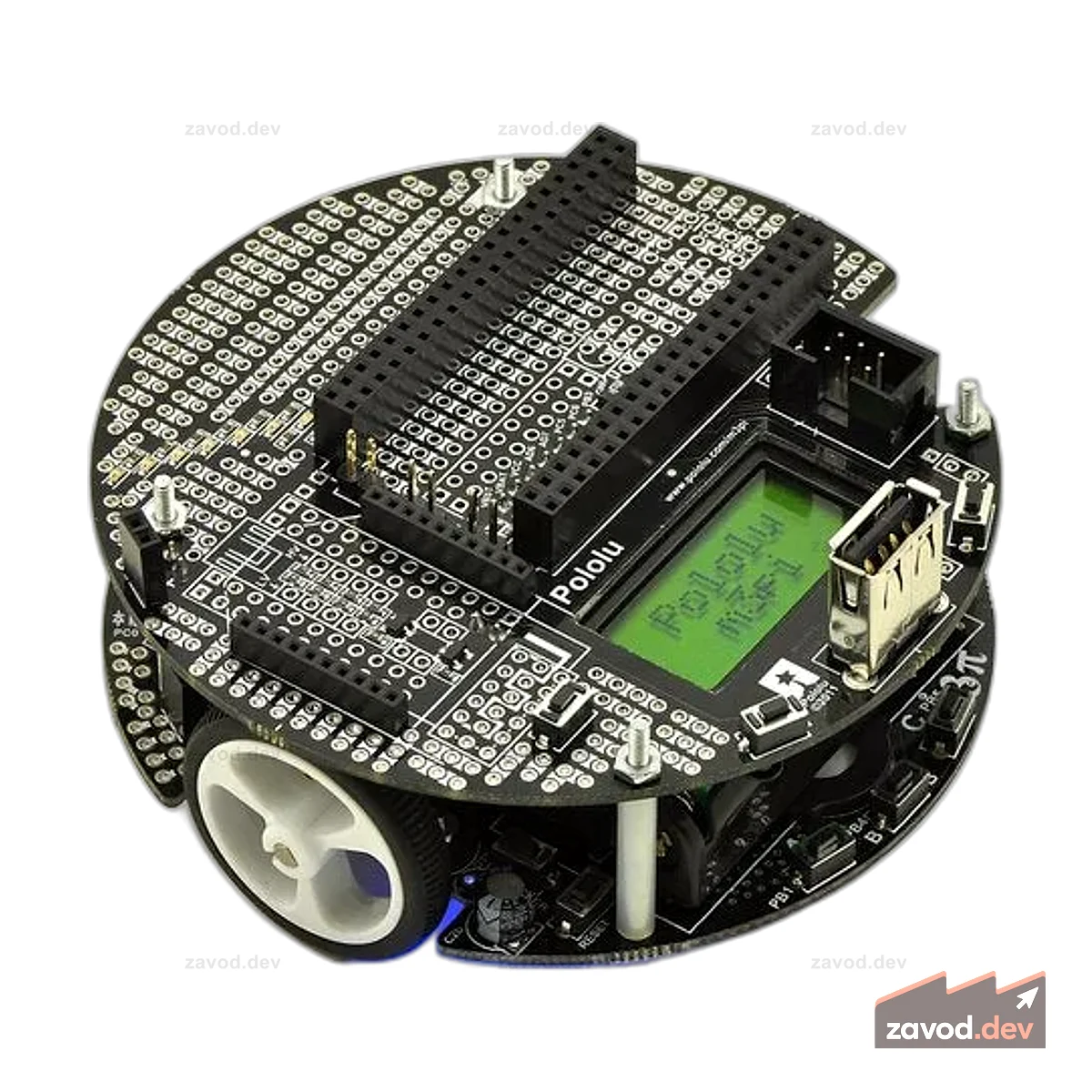 m3pi Робот с разъемом mbed