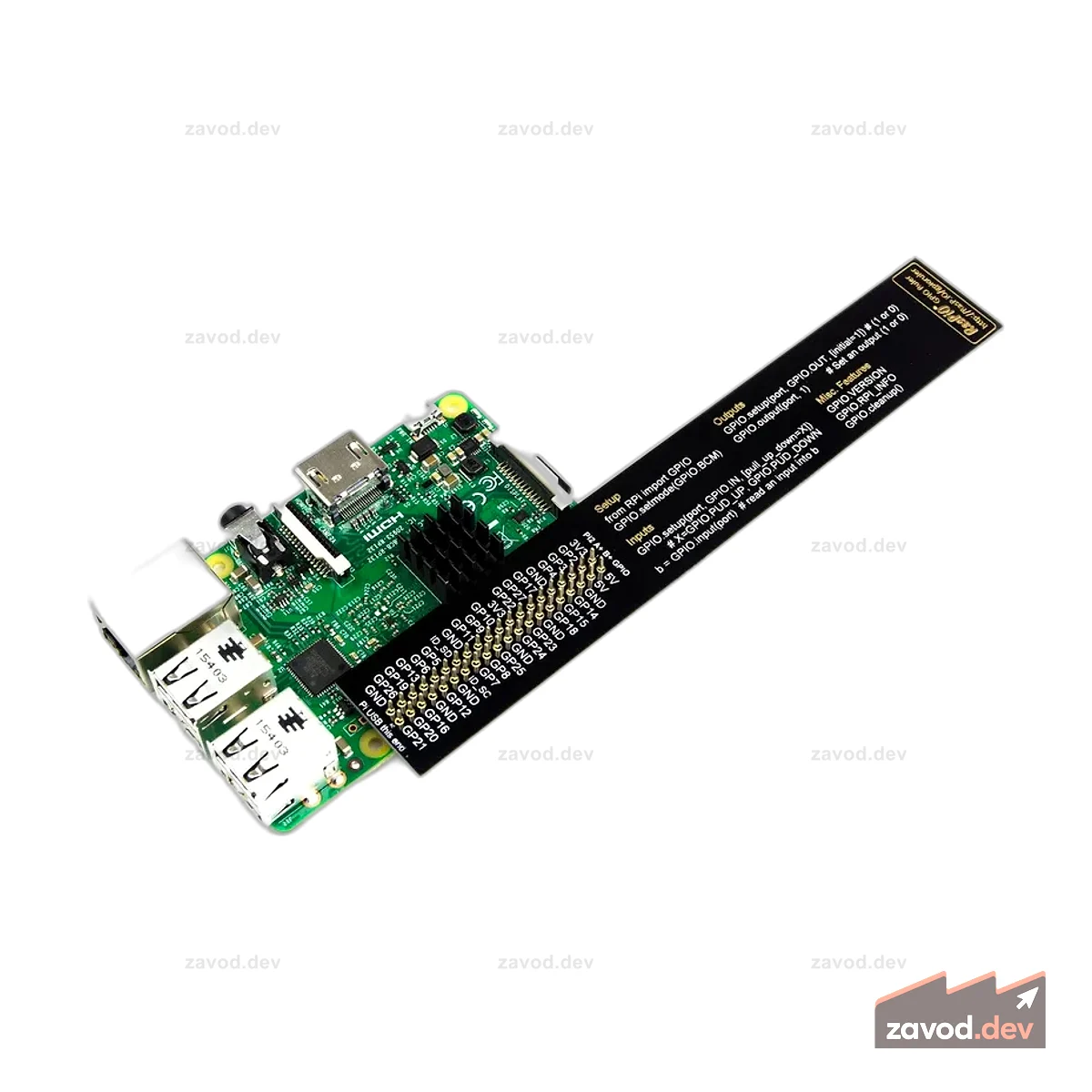 Линейка RasPiO® GPIO