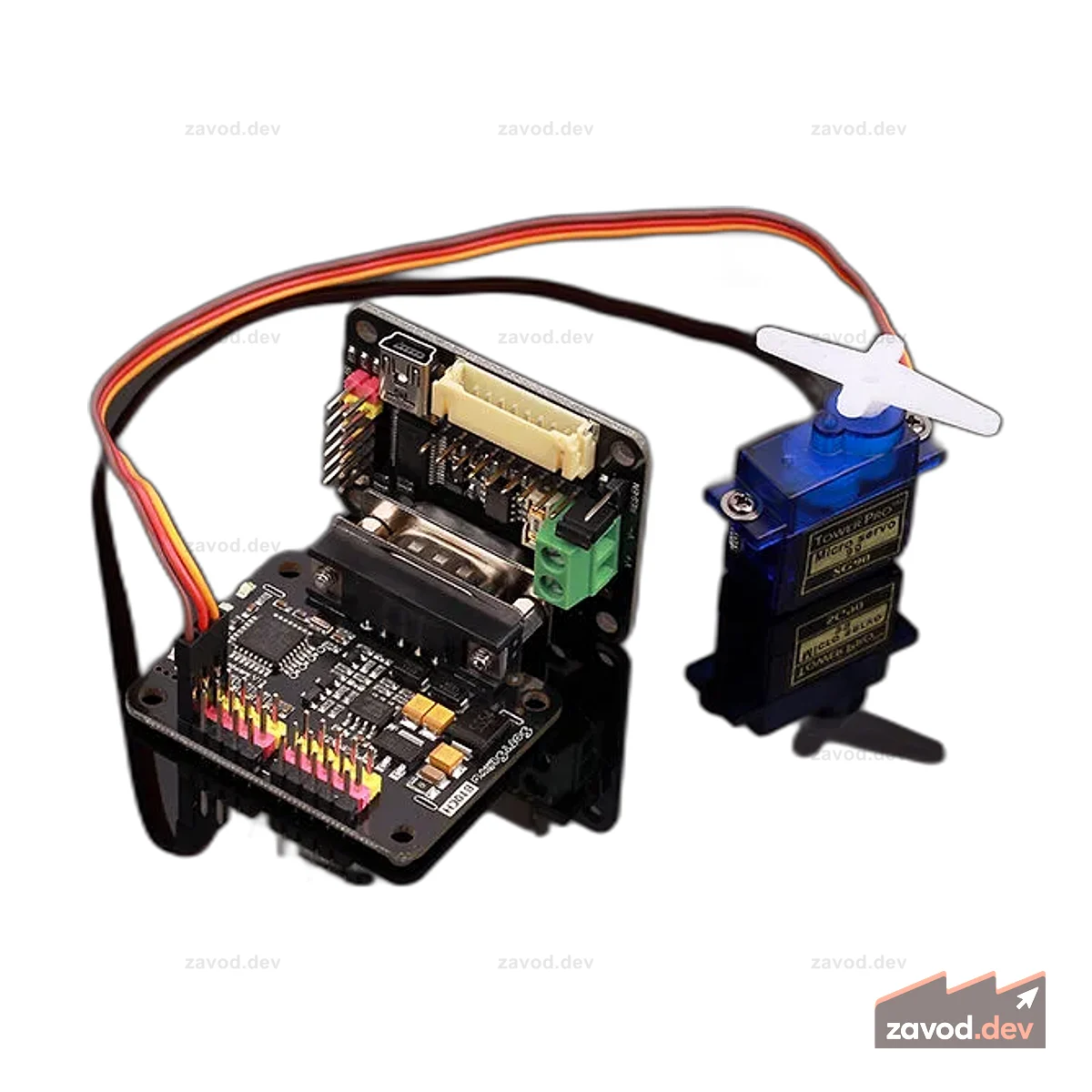 SoftServo-B10CH (Сервоконтроллер и генератор сигналов RC)