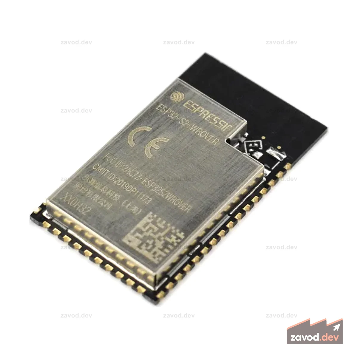 Модуль Wi-Fi ESP32-S2-WROVER — флэш-память 4 МБ, PSRAM 2 МБ, 240 МГц (антенна на печатной плате)