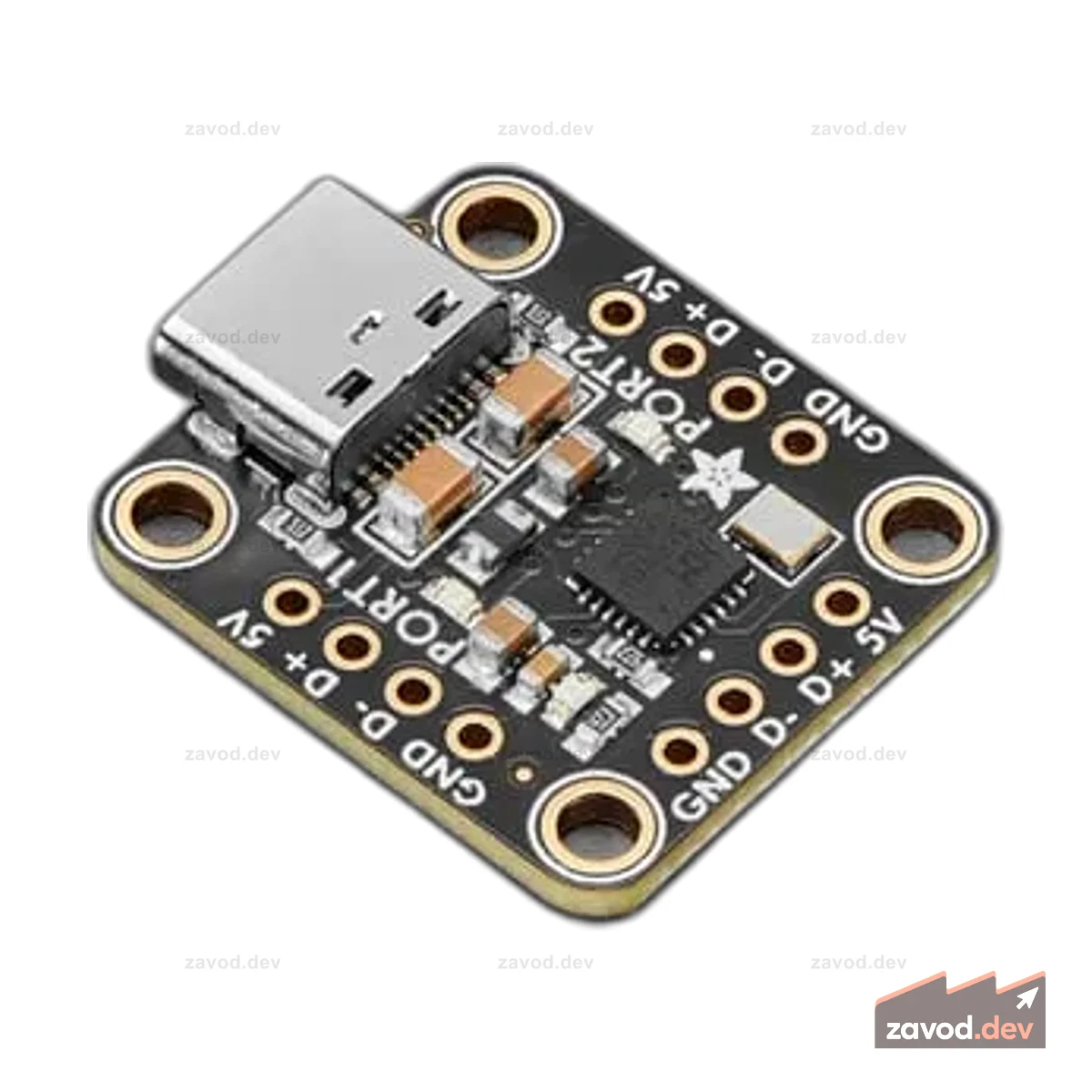 Adafruit CH334F Мини 2-портовый USB-концентратор