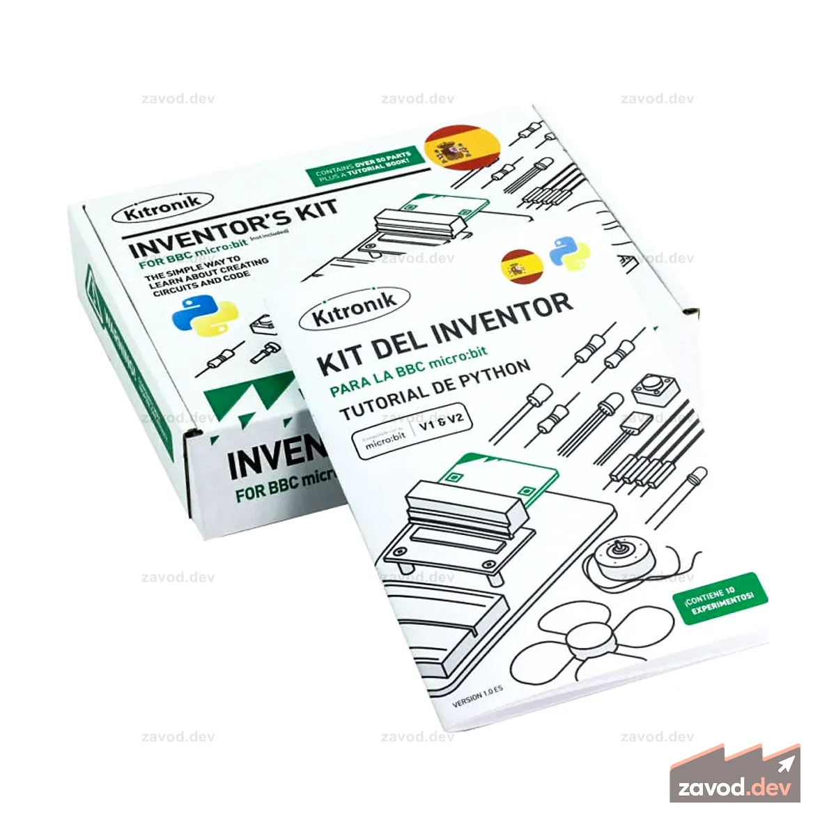 Kitronik micro:bit Inventors Kit — версия Python — испанский