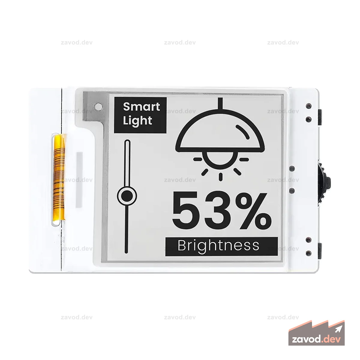 CrowPanel ESP32 1,54-дюймовый HMI-дисплей на электронной бумаге с разрешением 152*152, черный/белый цвет, управляемый интерфейсом SPI