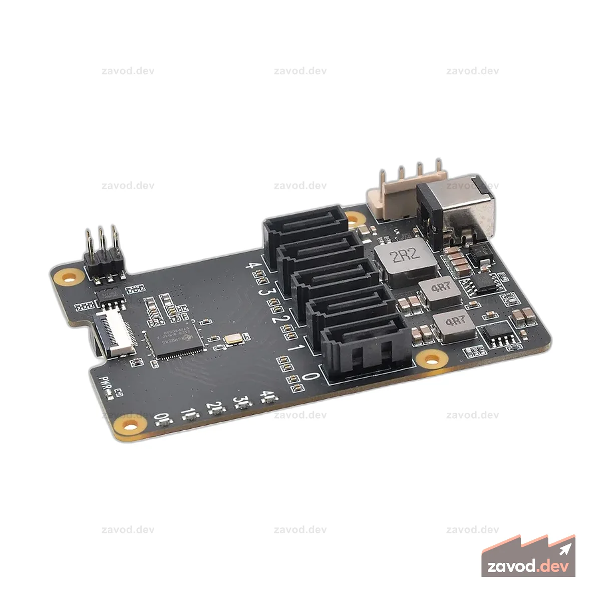 SupTronics X1009 5-портовое дополнение SATA для Raspberry Pi 5