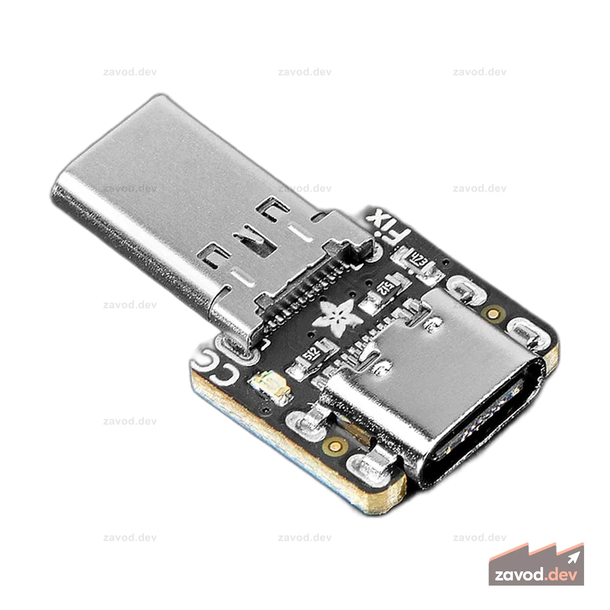 Крепление резистора Adafruit USB-C CC