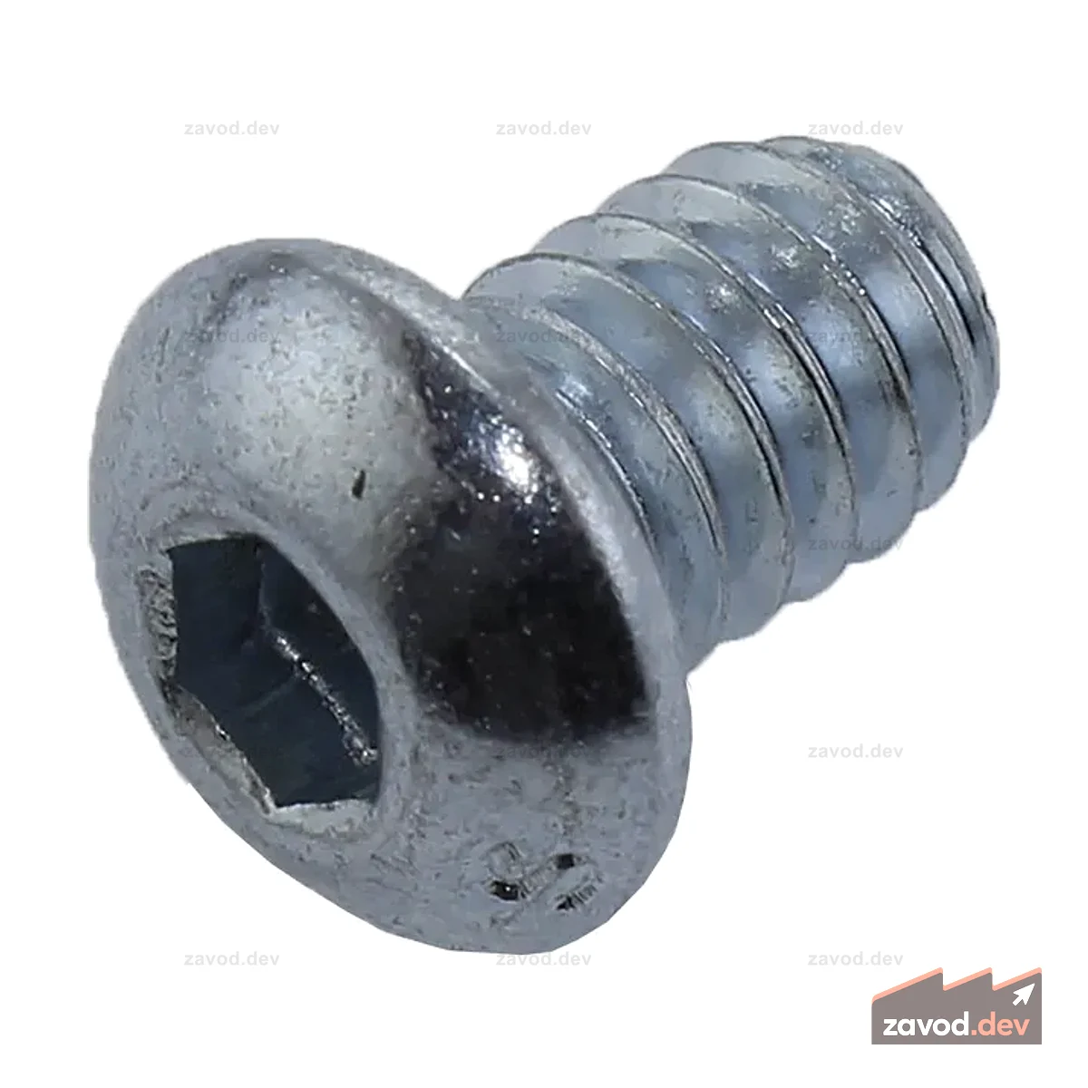 Винт с полукруглой головкой 1/4-20 x 0,375 дюйма