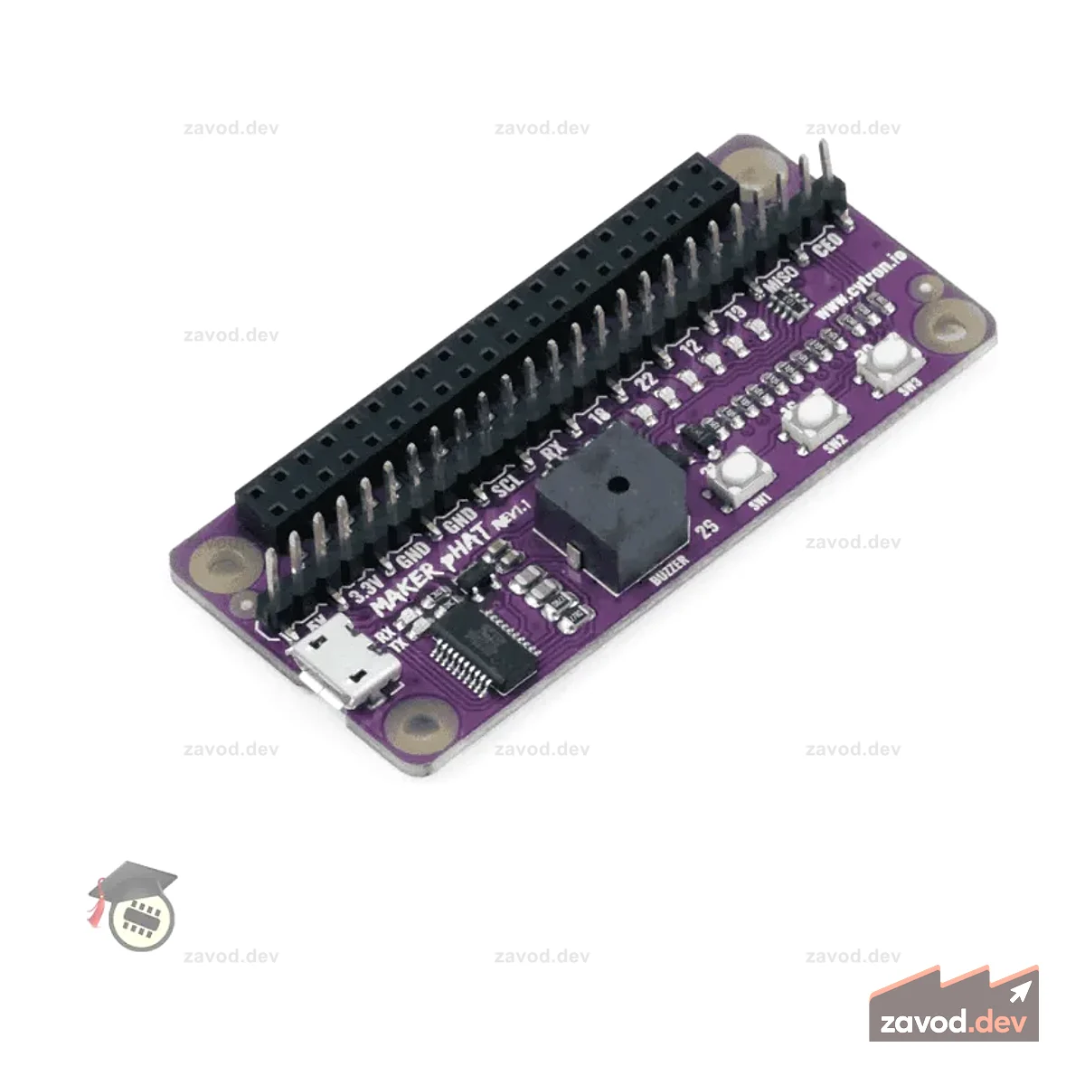 Maker pHAT: упрощение Raspberry Pi для образования