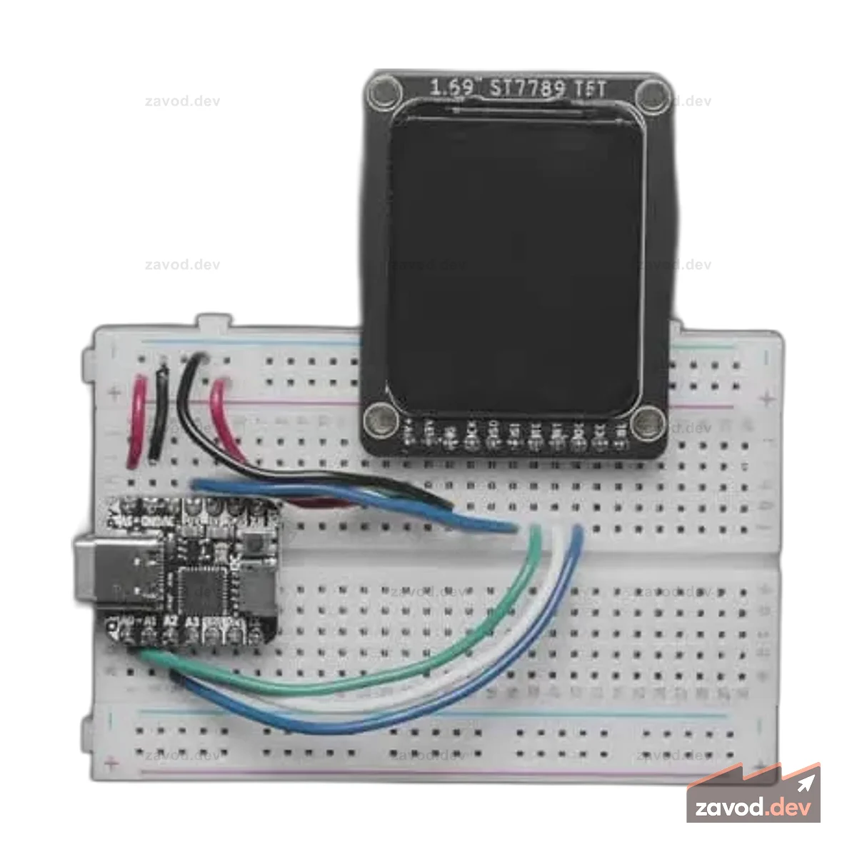 Adafruit 1,69 дюйма, 280x240, круглый, прямоугольный цветной IPS TFT-дисплей