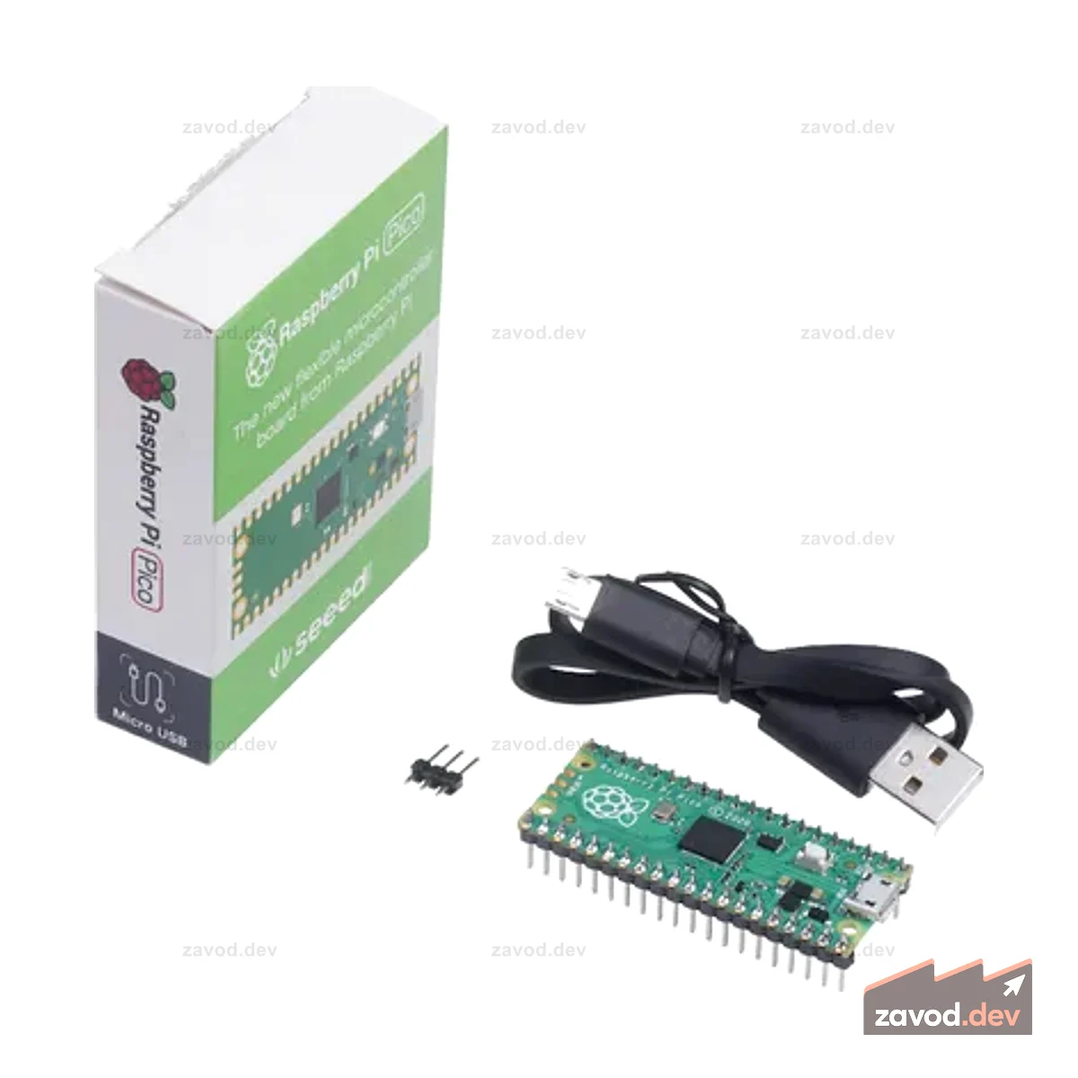 Raspberry Pi Pico предварительно припаянный