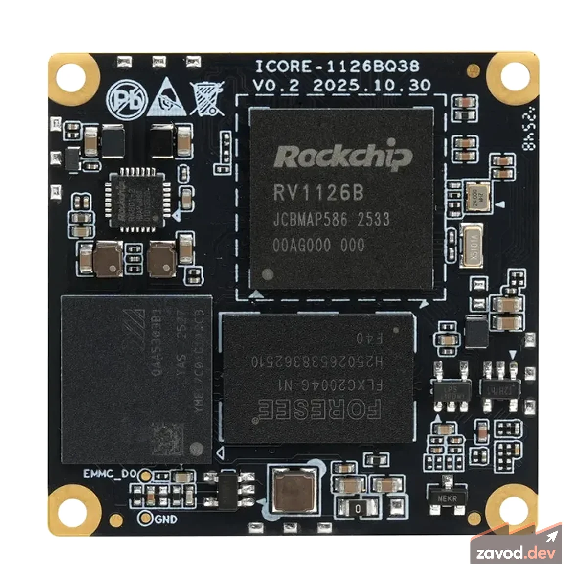 ICORE-1126BQ38 Мини-система 38 мм на модуле