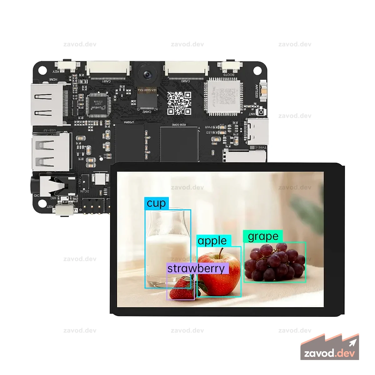 Hiwonder CanMV K230 AI Макетная плата, AI HD-камера, вычислительная мощность, эквивалентная 6T