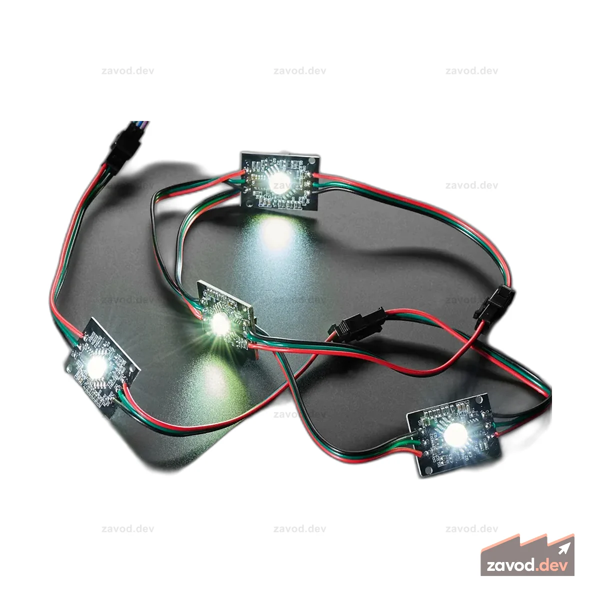 Ультра яркий 4-ваттный цепной светодиод RGBW NeoPixel — холодный белый — ~6000K
