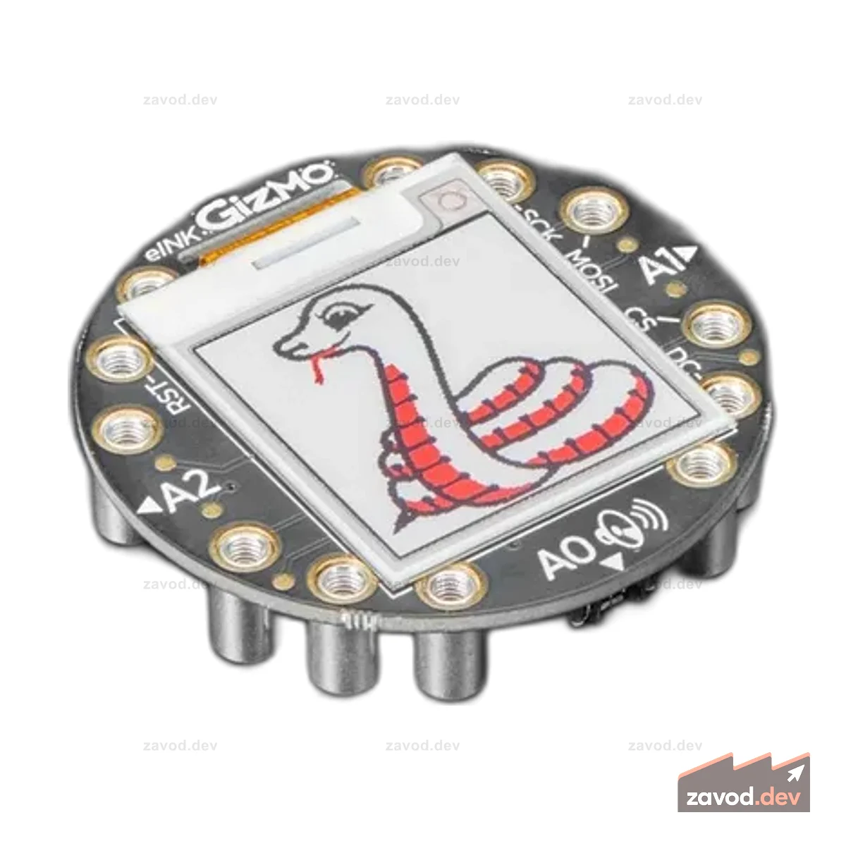Circuit Playground Трехцветная штуковина E-Ink — дисплей E-Ink + усилитель звука