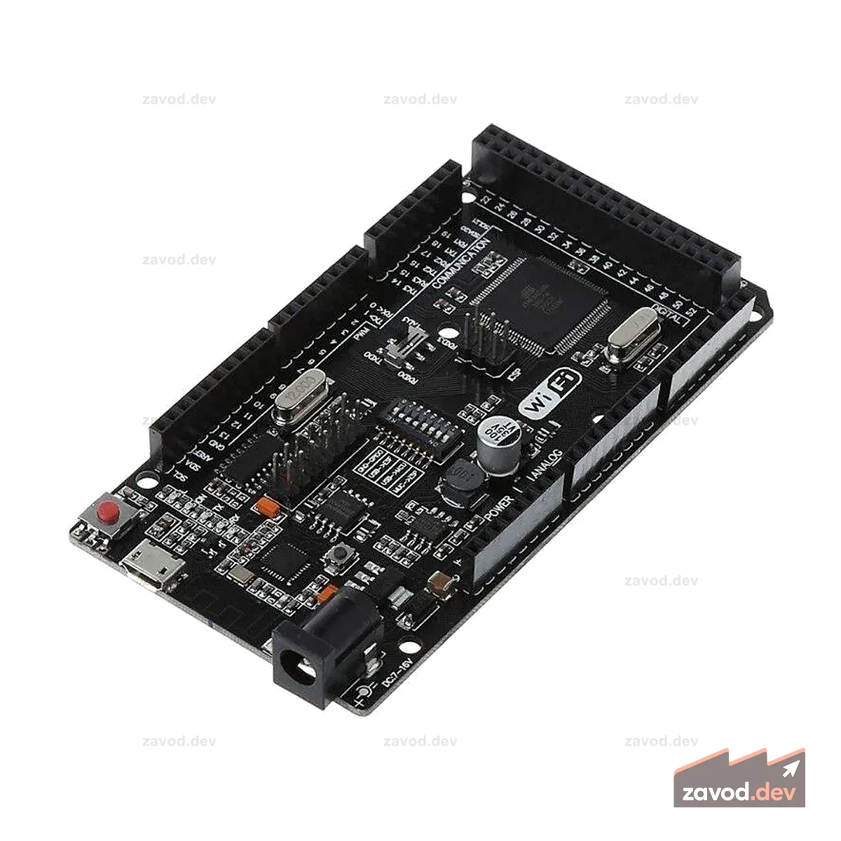 Arduino Mega 2560 + WiFi R3 ATmega2560 + узел MCU ESP8266 CH340G, совместимая плата