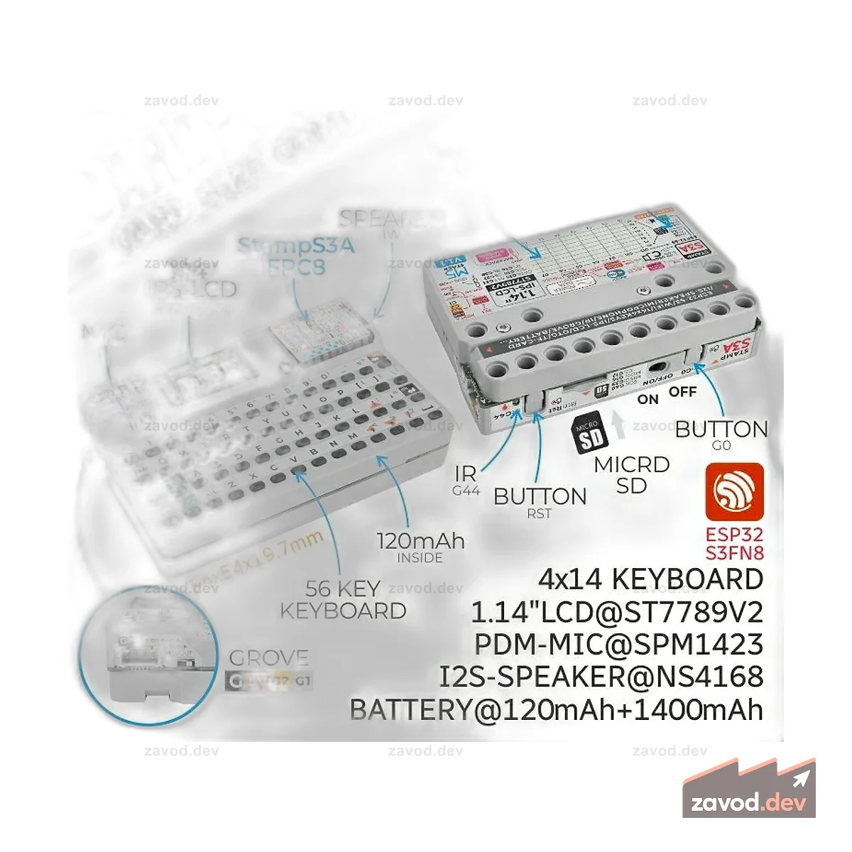 M5Stack Cardputer v1.1M5StampS3A