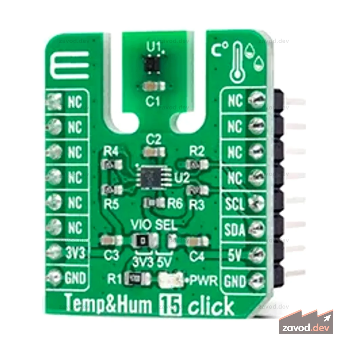 МИКРОЭ Temp&Hum 15 Click