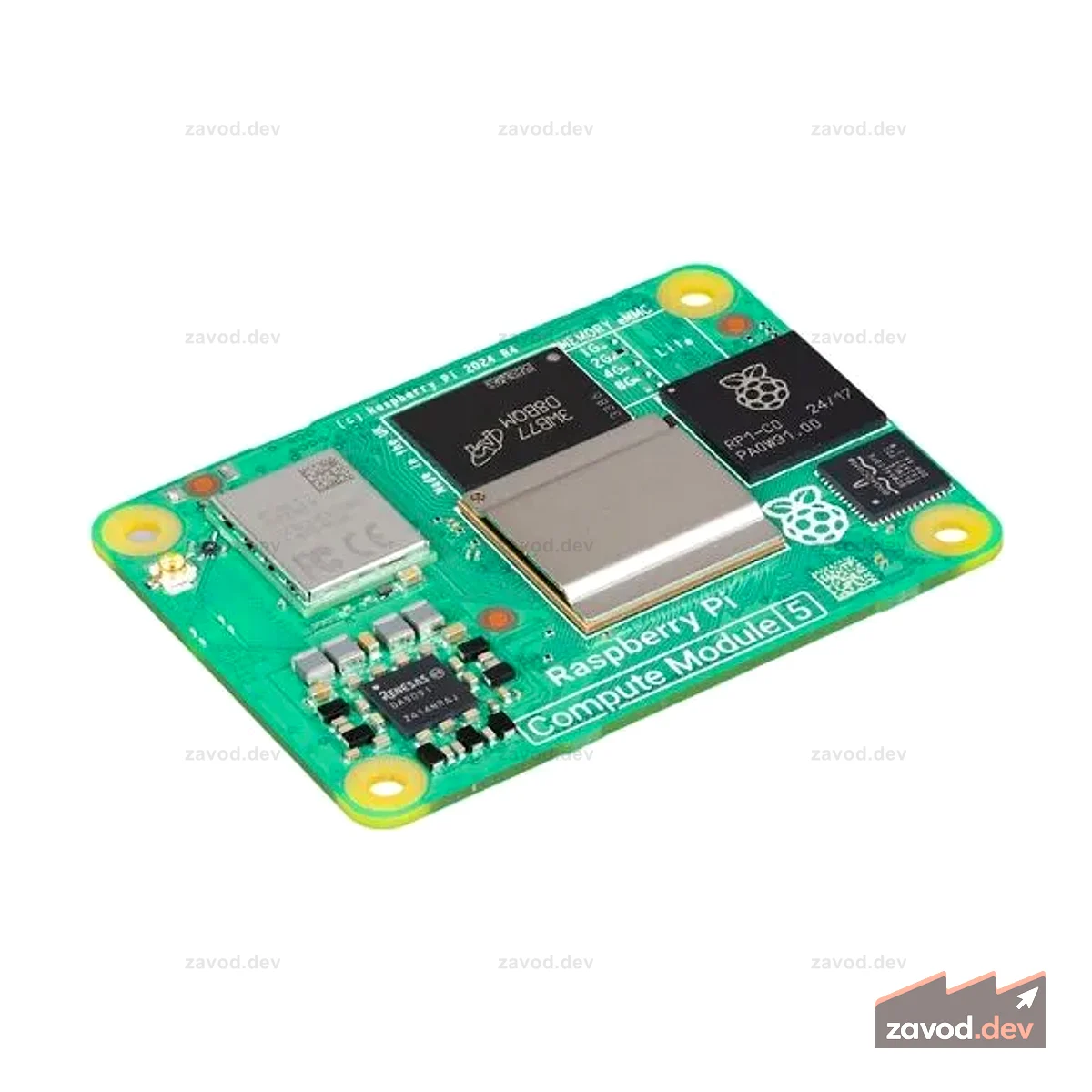 Вычислительный модуль Raspberry Pi 5 Wi-Fi / 8 ГБ ОЗУ / 32 ГБ eMMC[CM5108032]