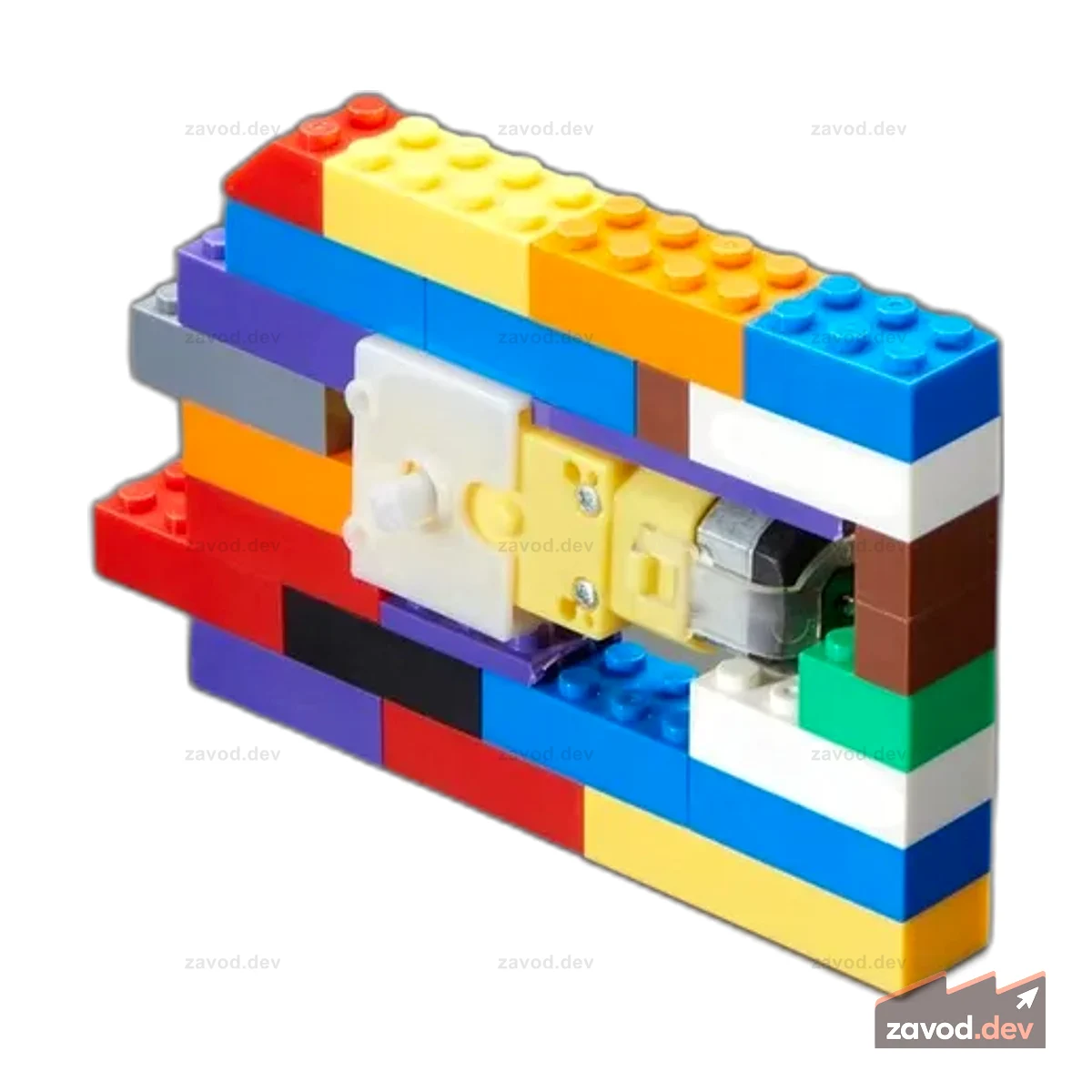 LEGO-совместимый кронштейн Brick для двигателя постоянного тока TT