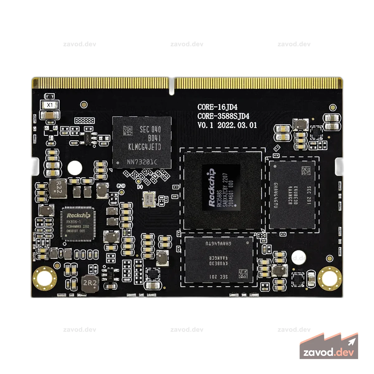 Core-3588SJD4 8-ядерный модуль системы искусственного интеллекта 8K