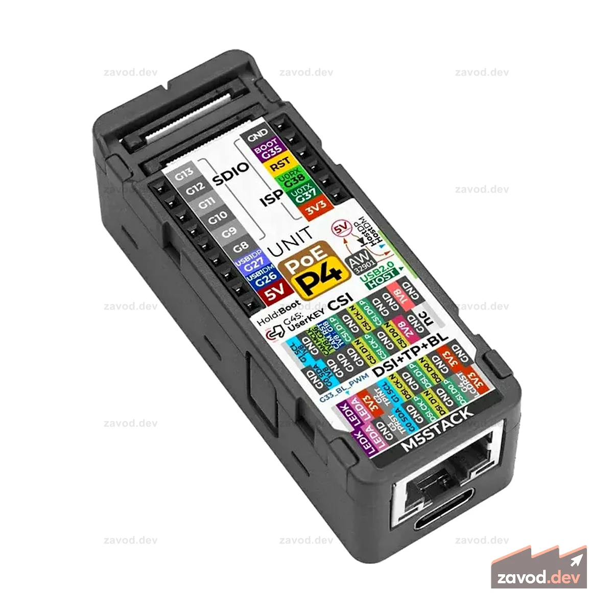 Модуль M5Stack PoE с ESP32-P4