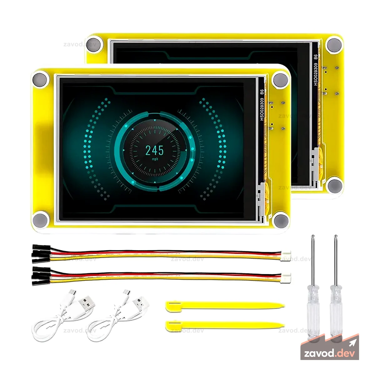 2 PACK 2,8-дюймовый соло-майнер ESP32 с ЖК-дисплеем, соло-майнер криптовалюты с хешрейтом 1000 кГц/с