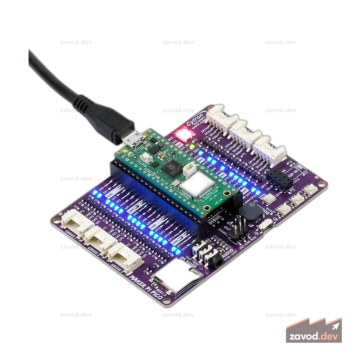 Maker Pi Pico: упрощение Raspberry Pi Pico для начинающих
