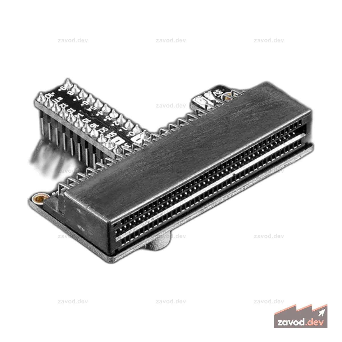 Adafruit DragonTail для micro:bit - в полной сборке