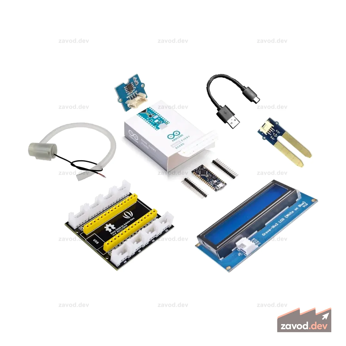 Комплект мониторинга растений с Arduino Nano Каждая плата