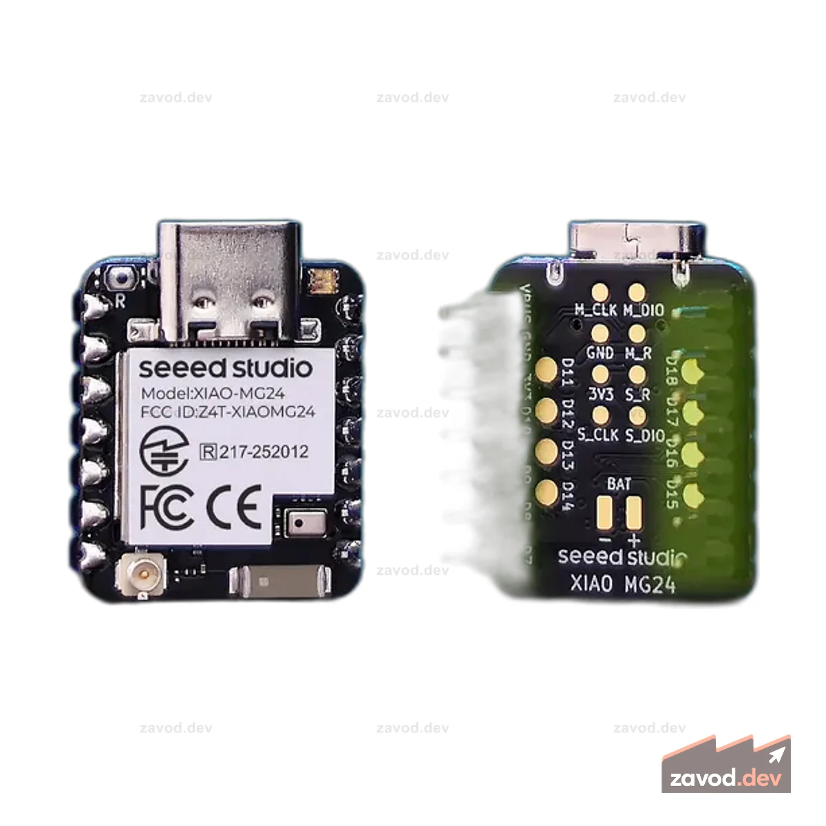Seeed Studio XIAO MG24 Sense (предварительно припаянный)