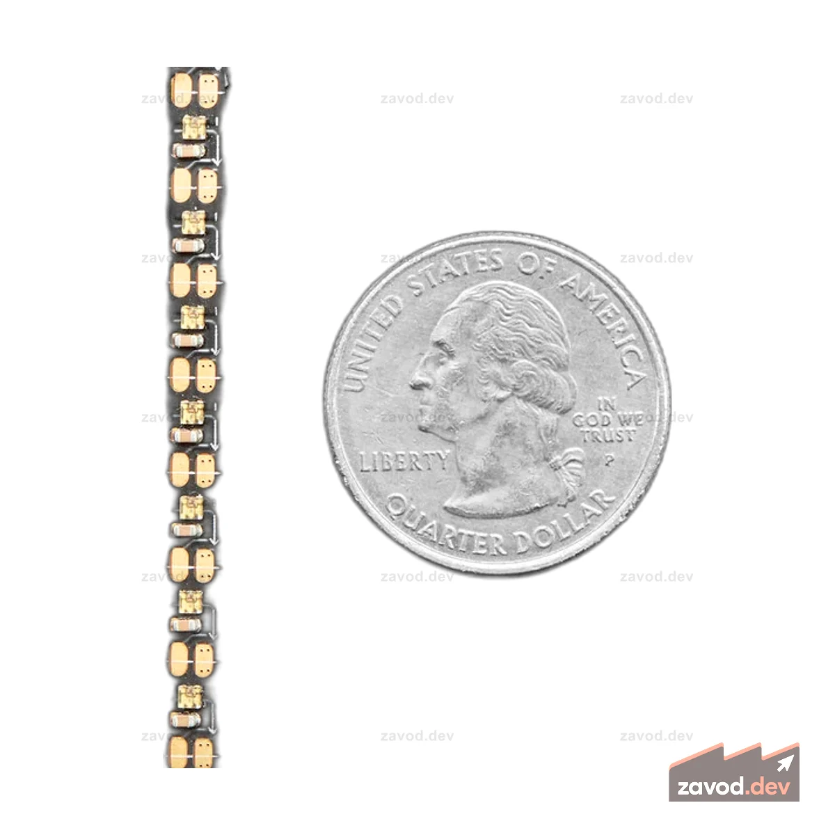 Ультратонкая светодиодная лента NeoPixel 1515 шириной 4 мм и длиной 0,5 метра - 75 светодиодов