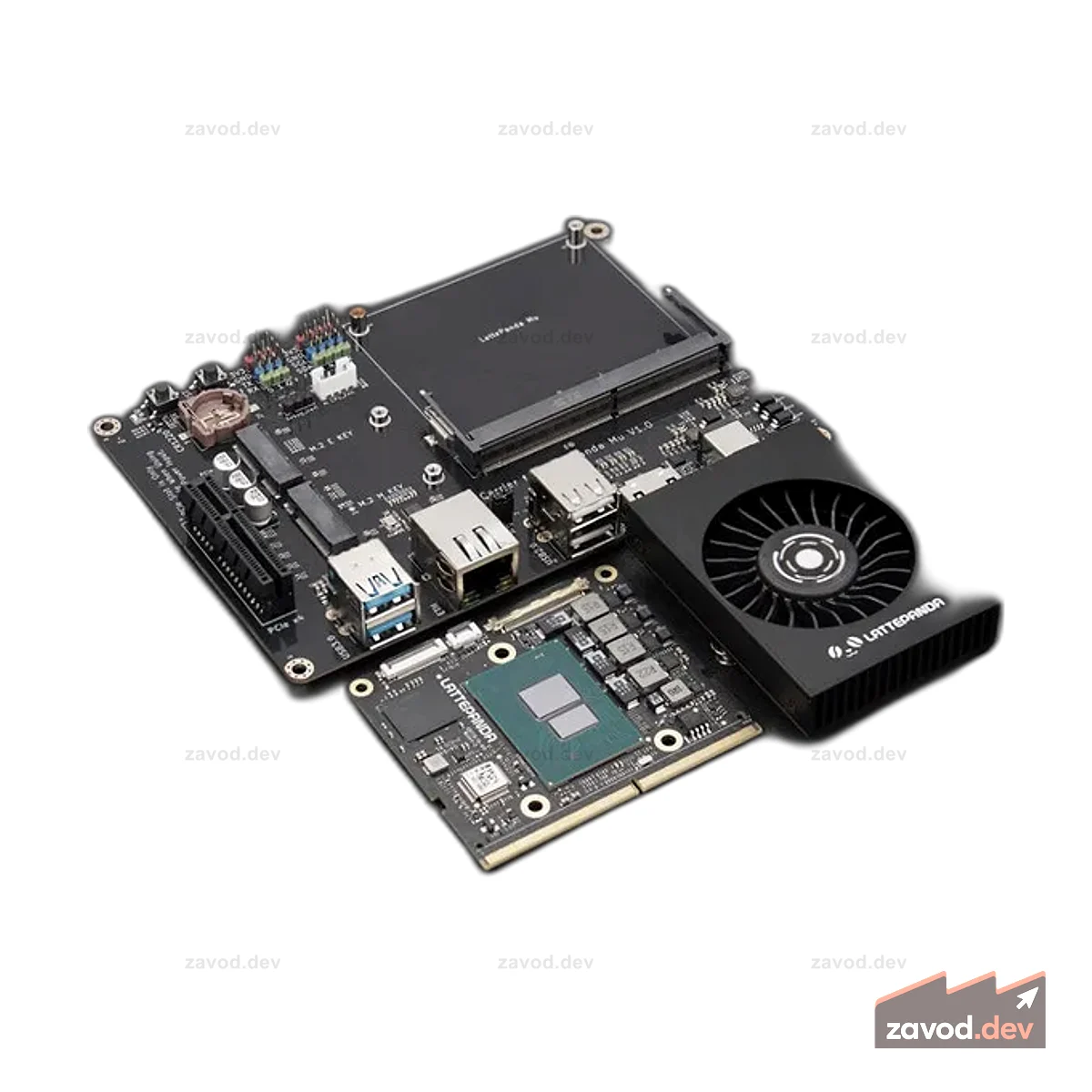 Оценочный комплект вычислительного модуля LattePanda Mu Micro x86