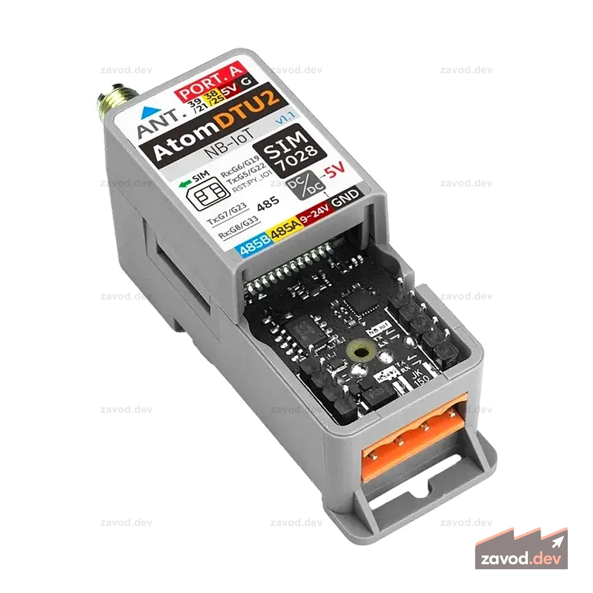 ATOMIC DTU NB-IoT2, глобальная версия v1.1 (SIM7028)