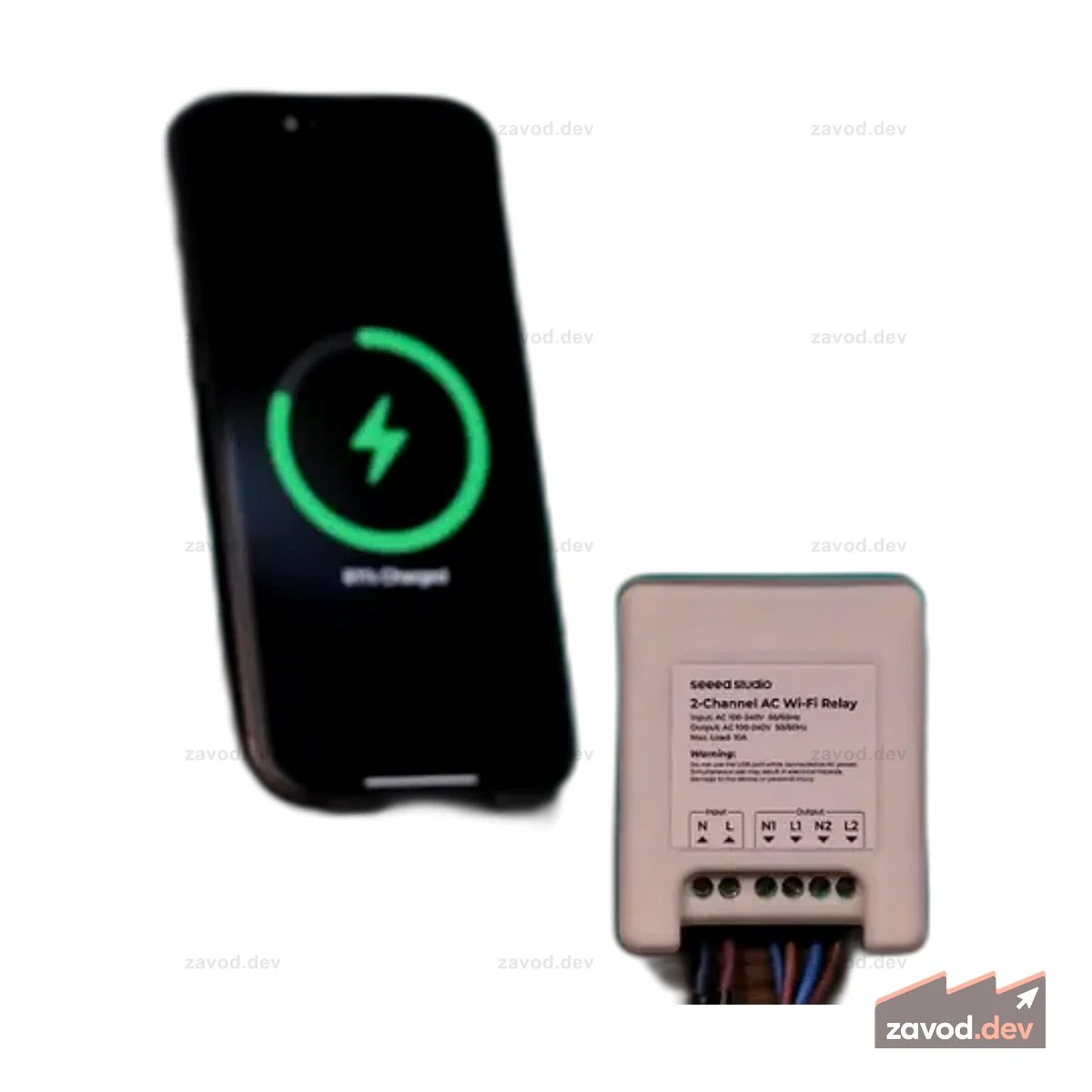 XIAO 2-канальное реле переменного тока Wi-Fi