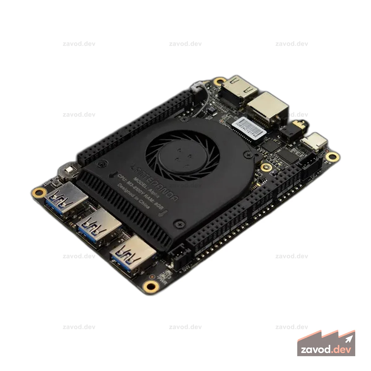LattePanda 2 Alpha 864s — карманный мощный одноплатный компьютер с ОС Windows/Linux (8 ГБ ОЗУ/64 ГБ eMMC)
