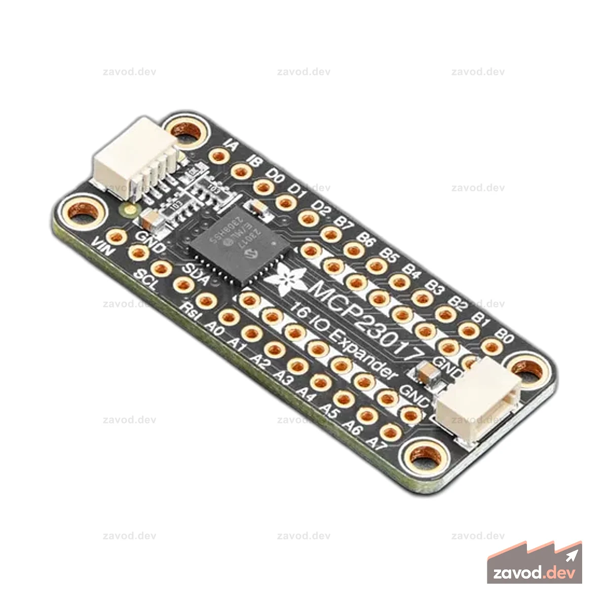 Adafruit MCP23017 Расширитель I2C GPIO — STEMMA QT / Qwiic
