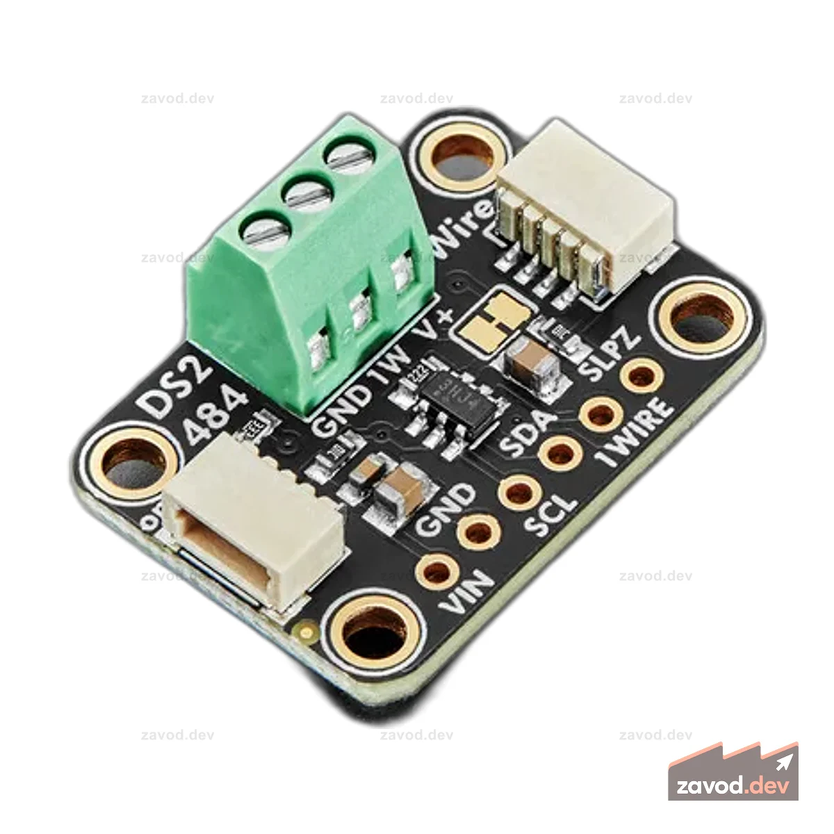 Adafruit DS2484 Разводка адаптера шины I2C на 1-проводную шину