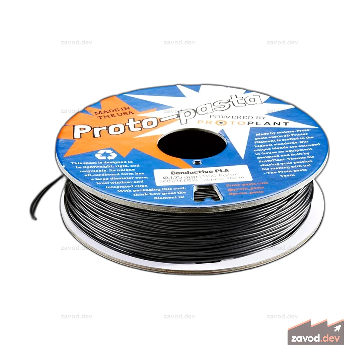 Proto-Pasta - Проводящая нить PLA диаметром 1,75 мм
