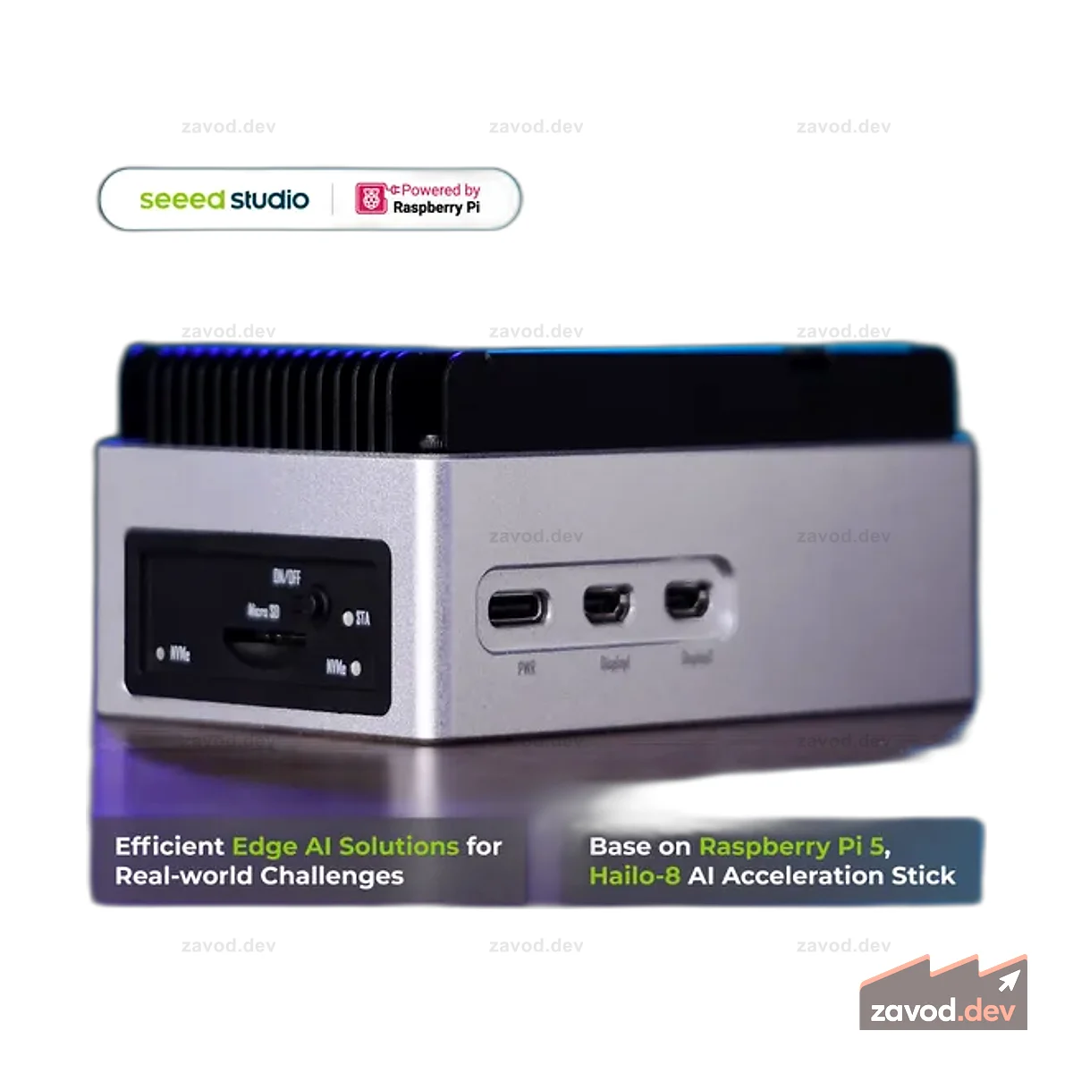 reComputer AI R2140-12 — Raspberry Pi 5 ОЗУ 16 ГБ